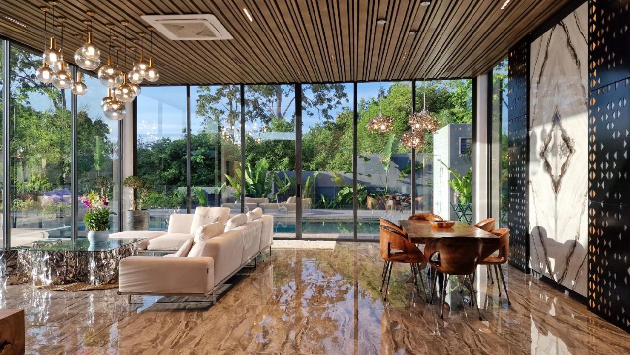Villa Obsidian, With Staff, Sea View And Walk To Choeng Mon Beach Exterior foto