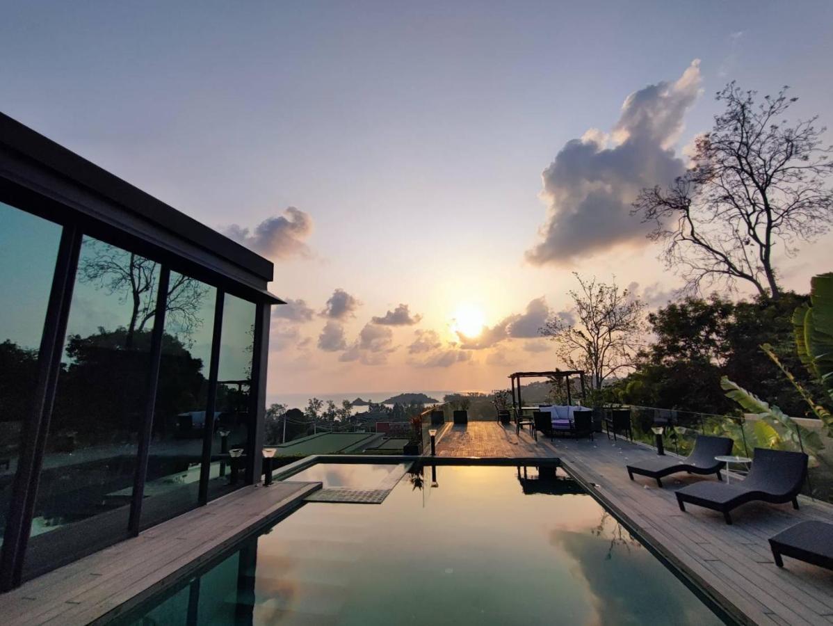 Villa Obsidian, With Staff, Sea View And Walk To Choeng Mon Beach Exterior foto
