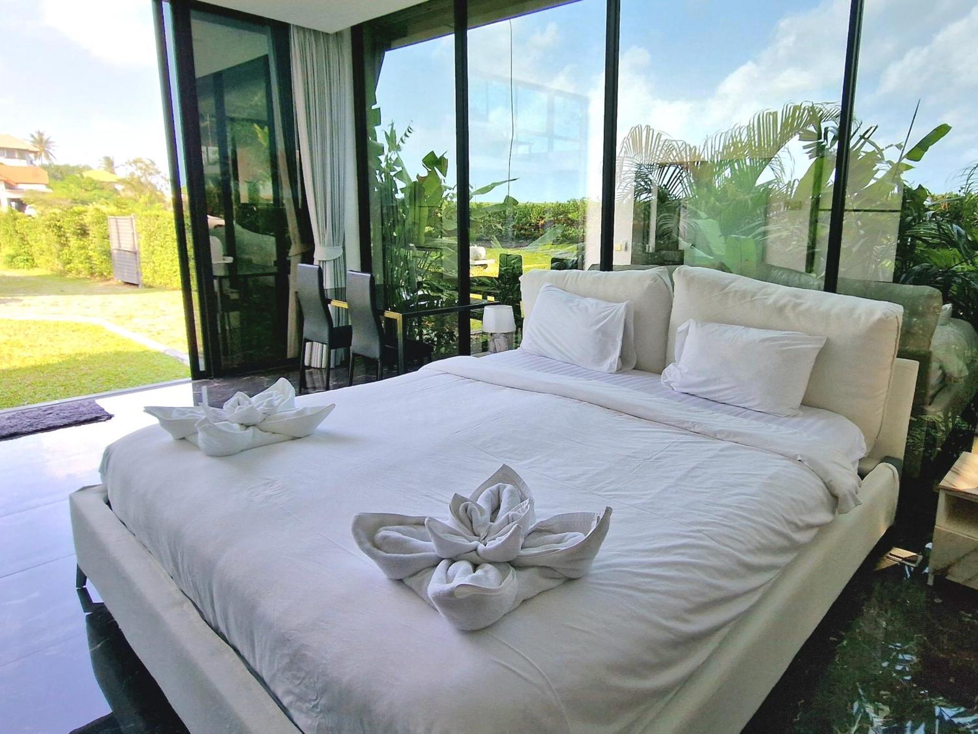 Villa Obsidian, With Staff, Sea View And Walk To Choeng Mon Beach Exterior foto
