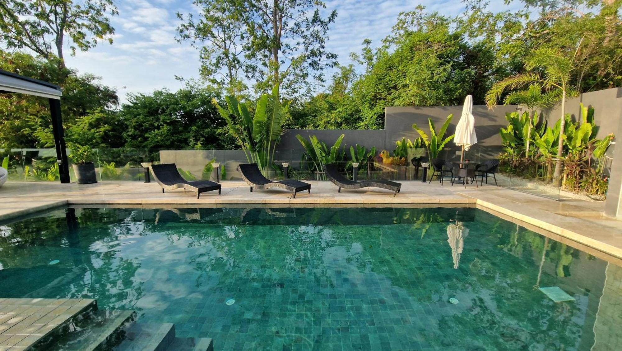 Villa Obsidian, With Staff, Sea View And Walk To Choeng Mon Beach Exterior foto