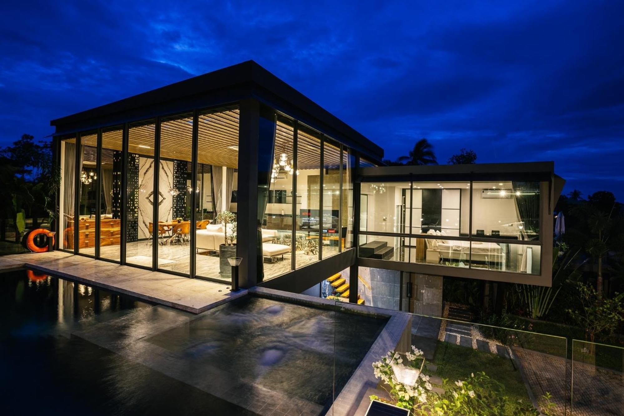 Villa Obsidian, With Staff, Sea View And Walk To Choeng Mon Beach Exterior foto